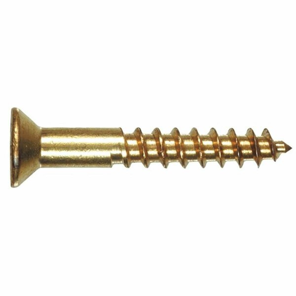 Homecare Products 385726 9 x 1 in. Brass Wood Screws, 100PK HO2739331